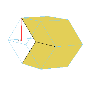 Dissecting a Rectangular Solid into an Acute Golden Rhombohedron and Half a  Bilinski Dodecahedron - Wolfram Demonstrations Project