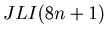 $ JLI(8n+1)$