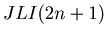 $ JLI(2n+1)$