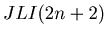 $ JLI(2n+2)$