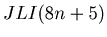 $ JLI(8n+5)$