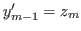 $ y^\prime _{m-1}=z_m$