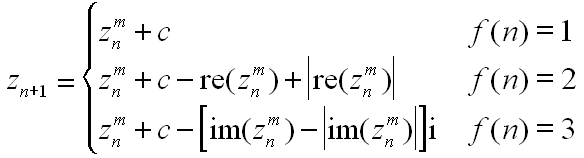 Kerry Mitchell's Celtic Julia formula