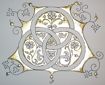 Hexagonal Mandala Originals - Celtic Knot - Cross Stitch Patterns